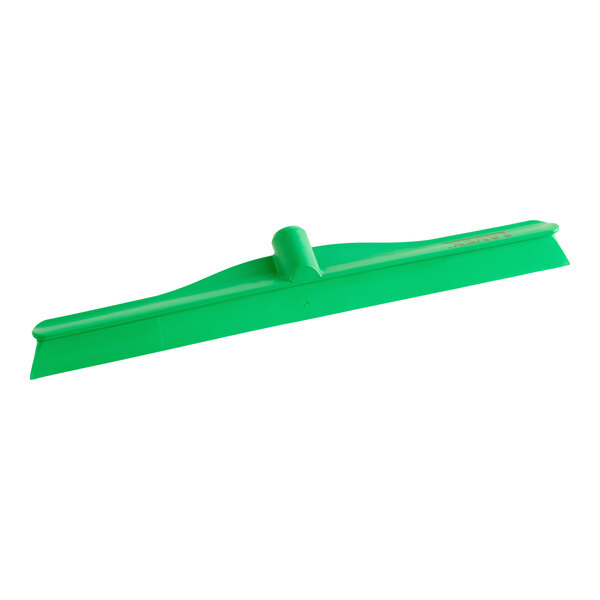 Lavex 20" Green Rubber Floor Squeegee with Plastic Frame