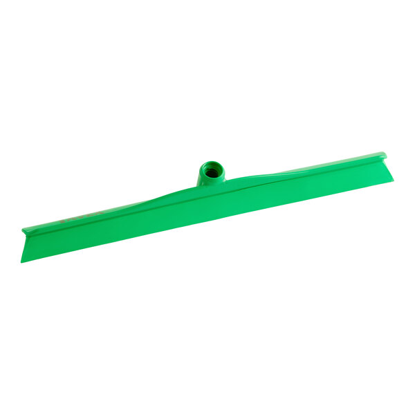 Lavex 20" Green Rubber Floor Squeegee with Plastic Frame
