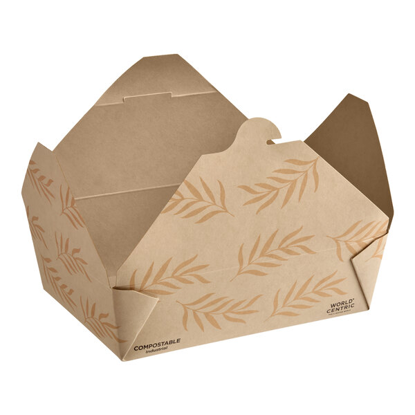 World Centric 65 oz. NoTree #3 Take-Out Container - 200/Case