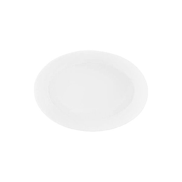 Cosy & Trendy Essentials 51 oz. White Oval Porcelain Casserole Dish - 4/Case
