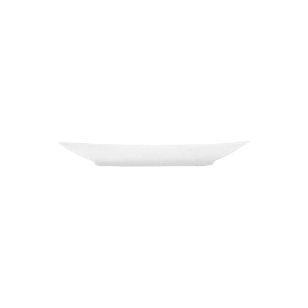 Cosy & Trendy Essentials 11 1/2" x 10 1/2" White Oval Porcelain Steak Plate - 6/Case