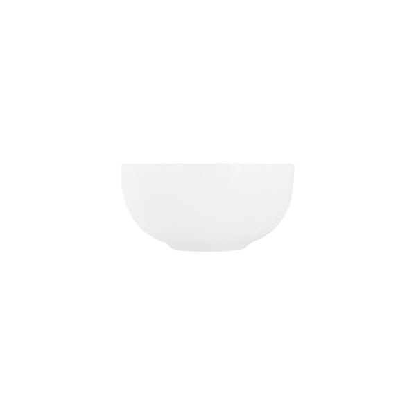A plain white, round bowl with smooth sides, shown against a white background.
