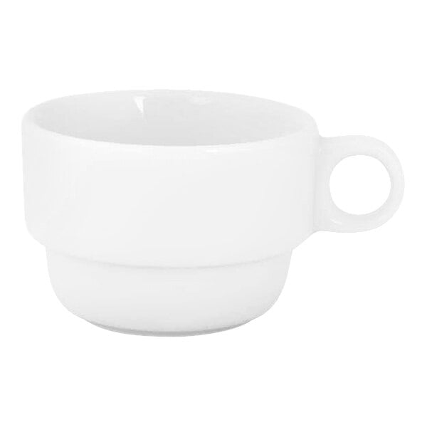 Cosy & Trendy Essentials 2.71 oz. White Round Porcelain Espresso Cup - 48/Case
