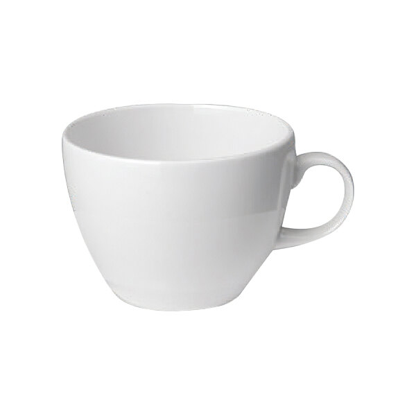 Chef & Sommelier Selene 8 oz. White Rolled Edge China Tea Cup by Arc Cardinal - 24/Case