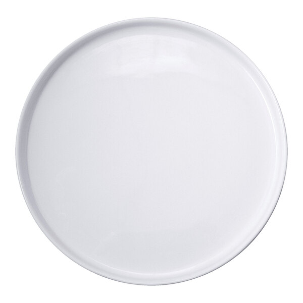 Chef & Sommelier Selene 10 1/2" White Raised Rim China Plate by Arc Cardinal - 8/Case