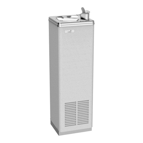 Oasis 506642 P10CP 10 GPH Greystone Compact Freestanding Non-Filtered Drinking Fountain - 115V - Chilled