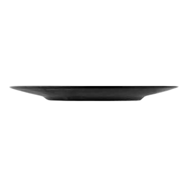 Cosy & Trendy Merio 6 1/4" Black Round Porcelain Coupe Plate - 6/Case