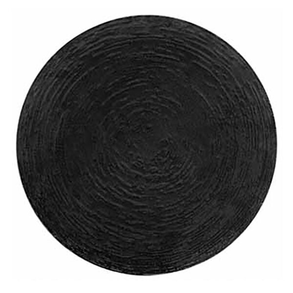 Cosy & Trendy Merio 9 3/4" Black Round Porcelain Coupe Plate - 6/Case