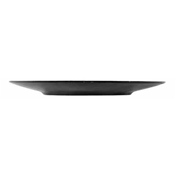 Cosy & Trendy Merio 9 3/4" Black Round Porcelain Coupe Plate - 6/Case