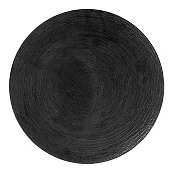 Cosy & Trendy Merio 10 5/8" Black Round Porcelain Coupe Plate - 6/Case