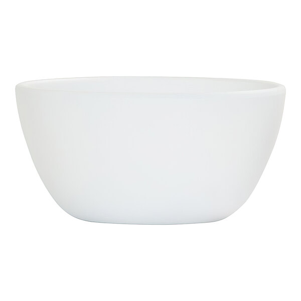 Cal-Mil Sophie 16 oz. White Round Melamine Deep Bowl - 6/Case