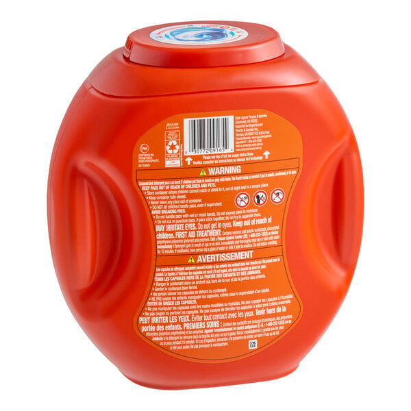 Tide 09165 76-Count 3-in-1 Laundry Detergent Pods - 4/Case