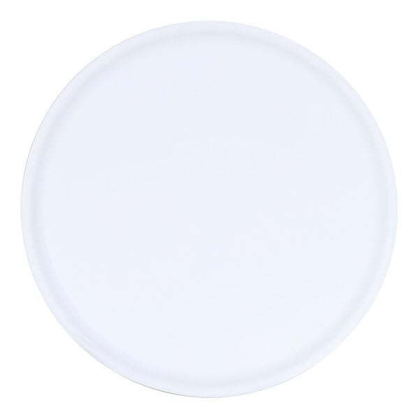 Cal-Mil Sophie 6" Blue and White Round Two-Tone Melamine Plate - 6/Case