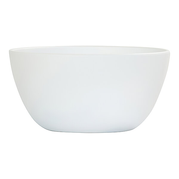 Cal-Mil Sophie 48 oz. White Round Melamine Deep Bowl - 6/Case