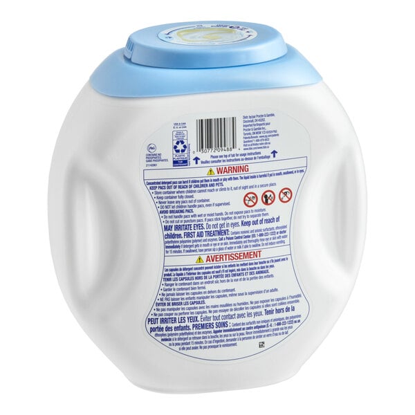 Tide 09488 76-Count Free & Gentle Laundry Detergent Pods - 4/Case
