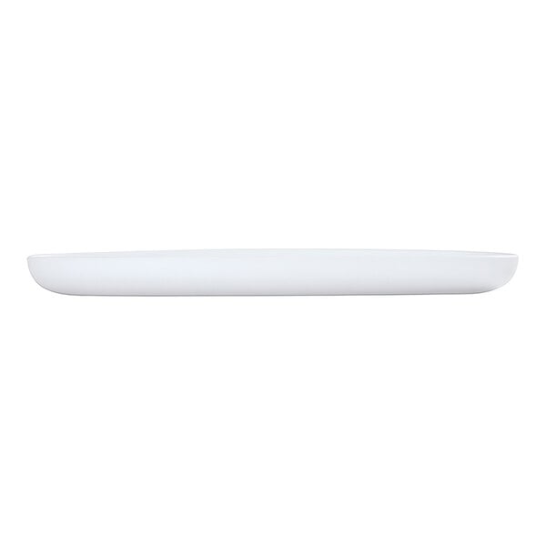 Cal-Mil Sophie 18" x 6" White Oval Melamine Platter - 6/Case
