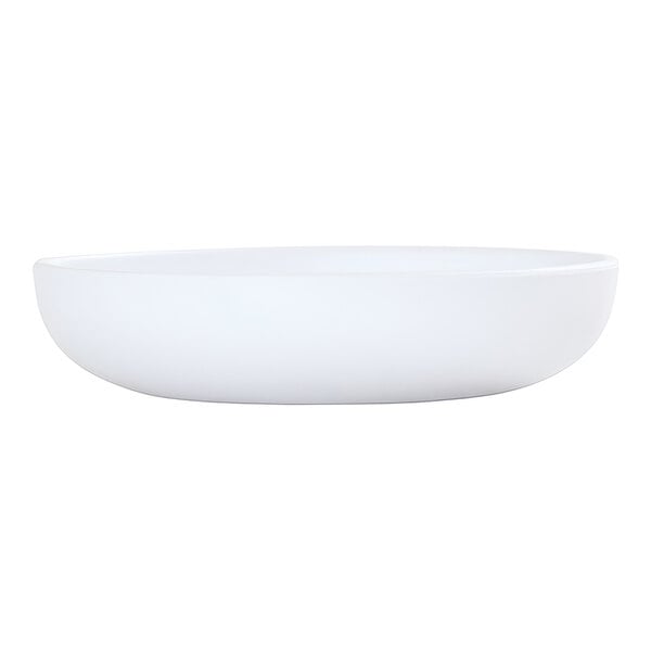 Cal-Mil Sophie 30 oz. White Round Melamine Bowl - 6/Case