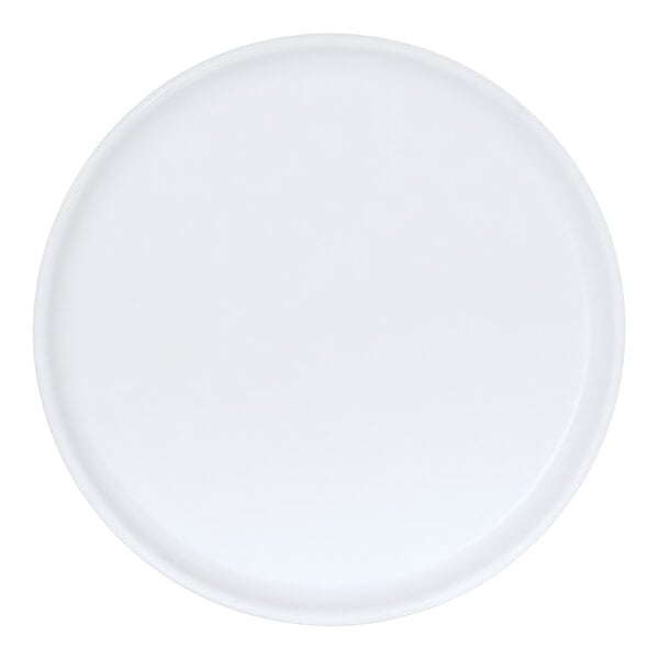 Cal-Mil Sophie 8" White Round Melamine Plate - 6/Case