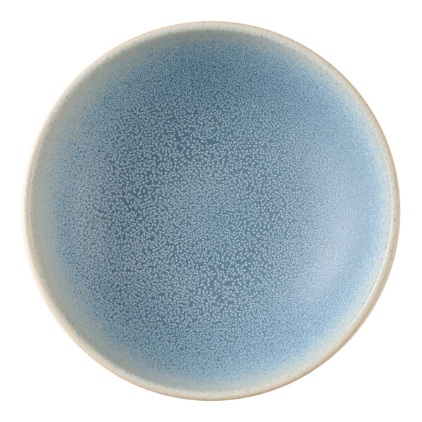 Dudson Evo 30 oz. Matte Azure Round Stoneware Rice Bowl by Arc Cardinal - 6/Case