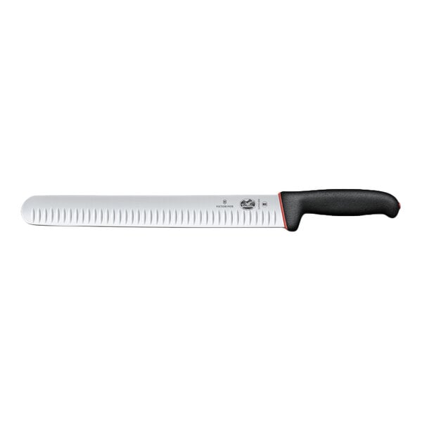 Victorinox 12" Granton Edge Slicing / Carving Knife with Dual-Grip Handle 5.4723.30DB