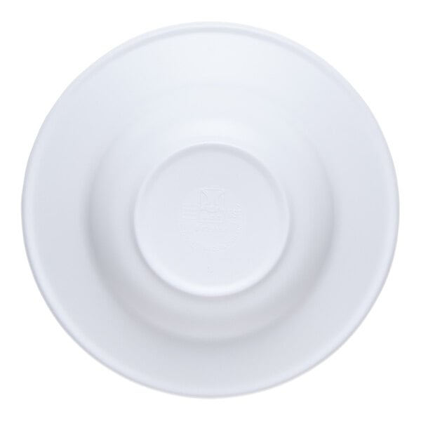 G.E.T. Riva Maris 12 oz. Matte White Melamine Bowl with Textured Rim - 12/Case