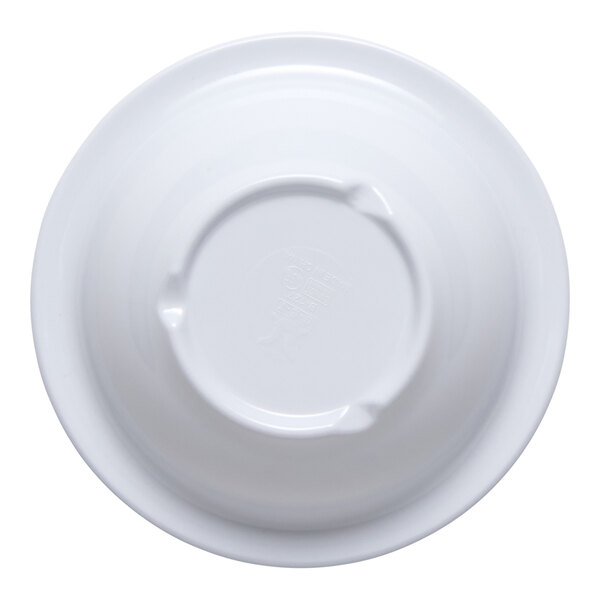 G.E.T. Diamond Esencia 12 oz. White / Blue Narrow Rim Melamine Bowl - 24/Case