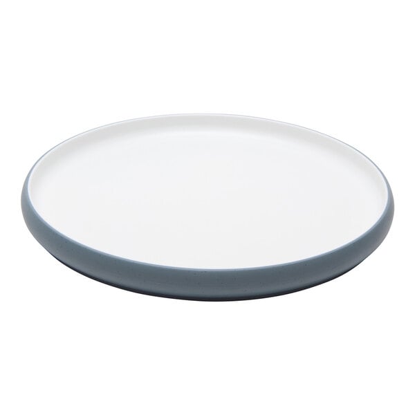 cheforward™ by G.E.T. Hatch 10 1/2" Round Touch of Honey / BlueJay Melamine Plate - 12/Case