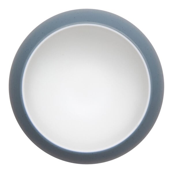 cheforward™ by G.E.T. Hatch 8 oz. Round Touch of Honey / BlueJay Melamine Bouillon Cup - 24/Case