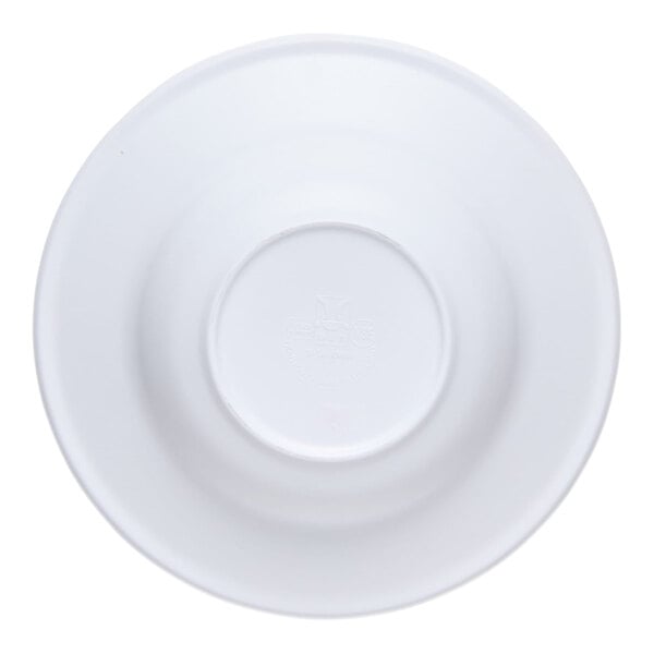 G.E.T. Riva Maris 16 oz. Matte White Melamine Bowl with Textured Rim - 12/Case