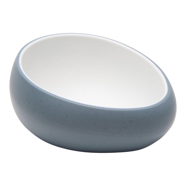 cheforward™ by G.E.T. Hatch 5 oz. Oval Touch of Honey / BlueJay Melamine Ramekin - 48/Case