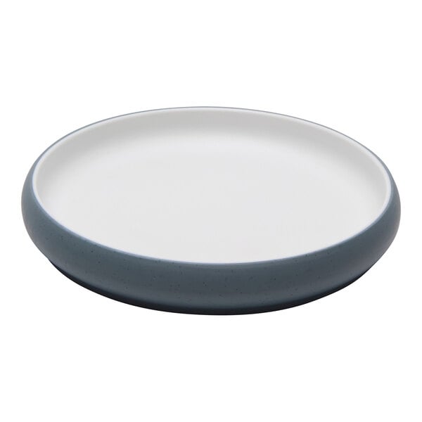 cheforward™ by G.E.T. Hatch 6 1/2" Round Touch of Honey / BlueJay Melamine Plate - 24/Case