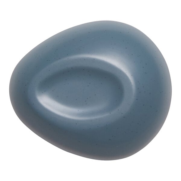 cheforward™ by G.E.T. Hatch 3 oz. Oval Touch of Honey / BlueJay Melamine Ramekin - 48/Case