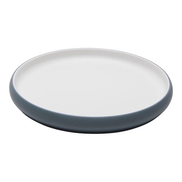 cheforward™ by G.E.T. Hatch 8 1/2" Round Touch of Honey / BlueJay Melamine Plate - 12/Case