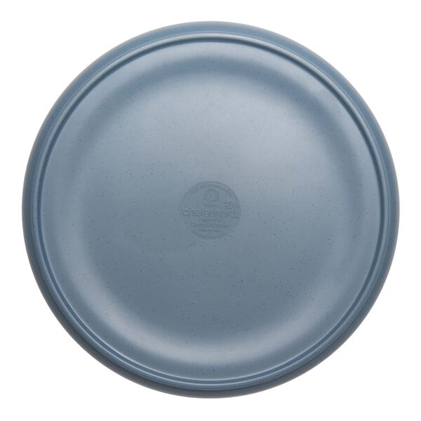 cheforward™ by G.E.T. Hatch 8 1/2" Round Touch of Honey / BlueJay Melamine Plate - 12/Case
