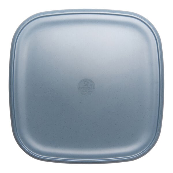 cheforward™ by G.E.T. Hatch 12" Square Touch of Honey / BlueJay Melamine Plate - 8/Case