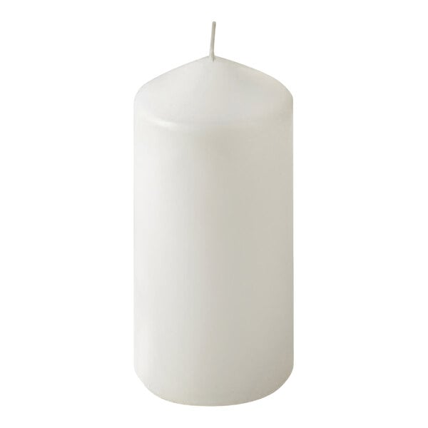 Hyoola Candles 2" x 4" White 25-Hour Pillar Candle - 24/Case