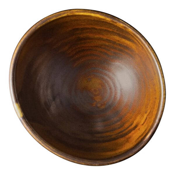 Bon Chef Tavola Etna 2.5 oz. Reactive Copper Porcelain Ramekin - 48/Case