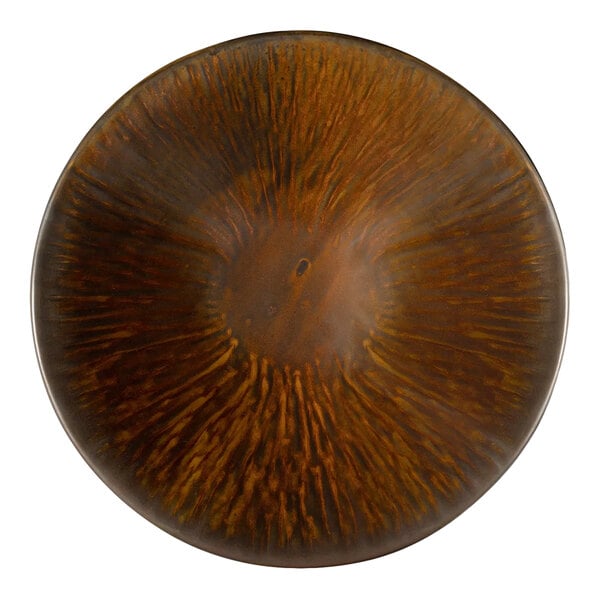 Bon Chef Tavola Etna 25 oz. Round Reactive Copper Porcelain Deep Bowl - 24/Case