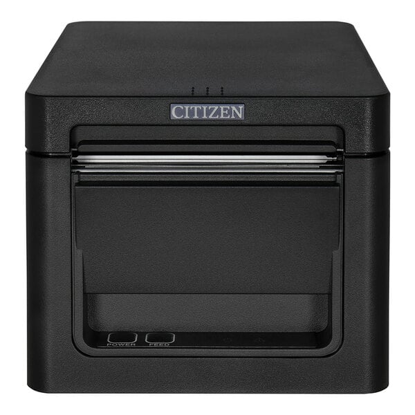 A black rectangular electronic device with a front-facing slot, labeled 'CITIZEN' on the front panel.
