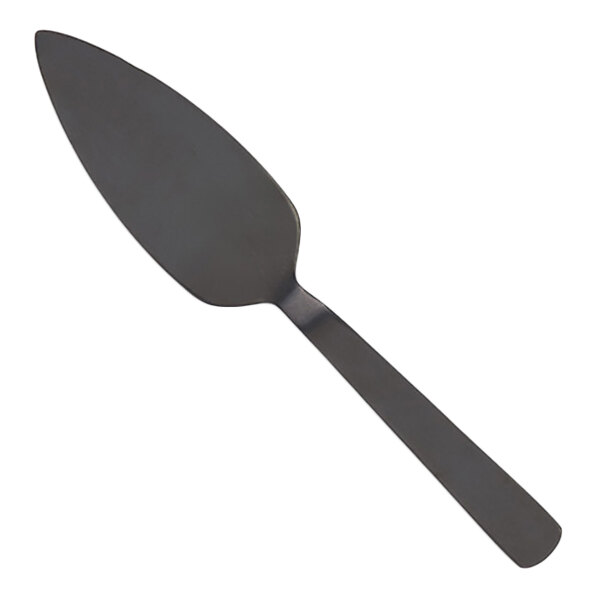 American Metalcraft 10" Smooth Black Vintage Stainless Steel Pie Server BLPS10 - 6/Case