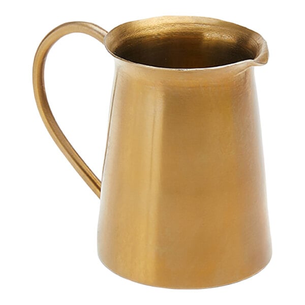 American Metalcraft Eastside 3 oz. Gold Creamer Pitcher