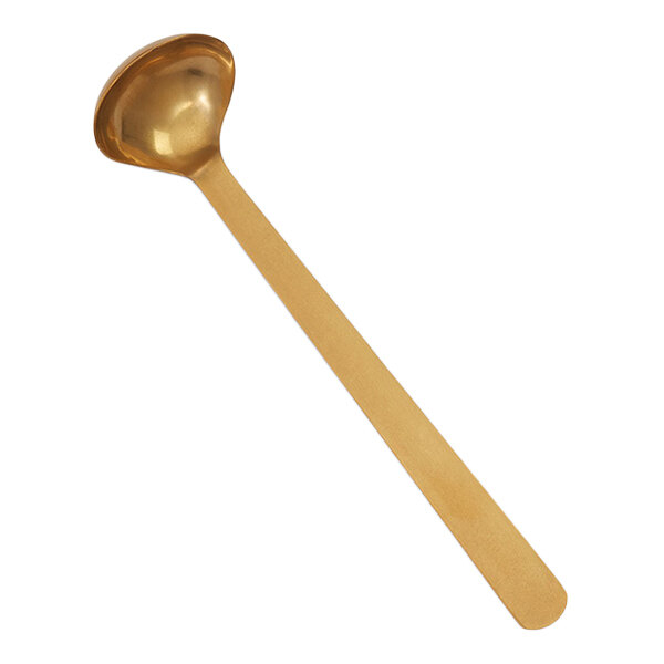 American Metalcraft 1.5 oz. Smooth Gold Vintage Stainless Steel Ladle GVML - 6/Case