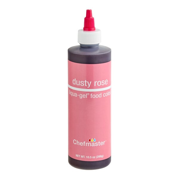 Chefmaster Dusty Rose Liqua-Gel Food Coloring 10.5 oz.