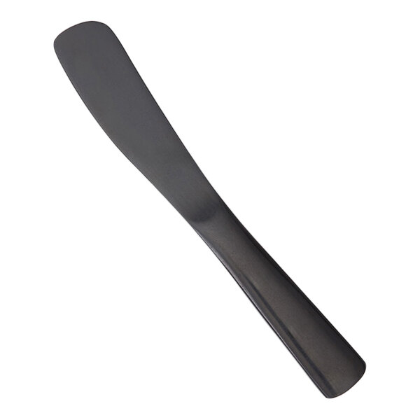 American Metalcraft 6 5/8" Smooth Black Vintage Stainless Steel Spreader BLSP6 - 6/Case