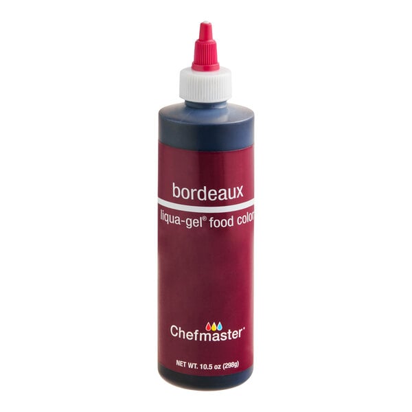 Chefmaster Bordeaux Liqua-Gel Food Coloring 10.5 oz.