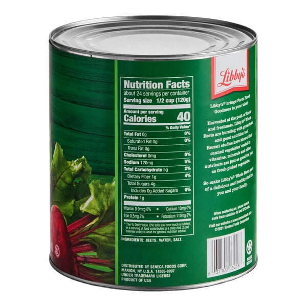 Libby's Whole Red Beets #10 Can - 6/Case