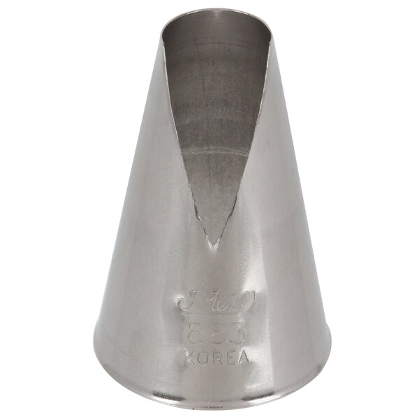 Ateco 883 Stainless Steel St. Honore Extra Large Piping Tip - 10/Case