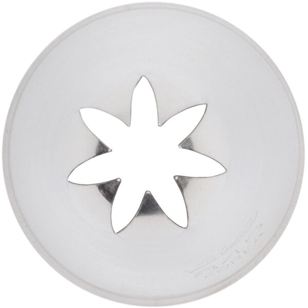 Ateco 845 Stainless Steel Closed Star Piping Tip - 10/Case