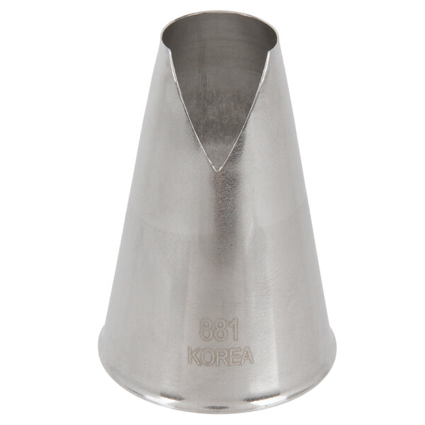 Ateco 881 Stainless Steel St. Honore Small Piping Tip - 10/Case