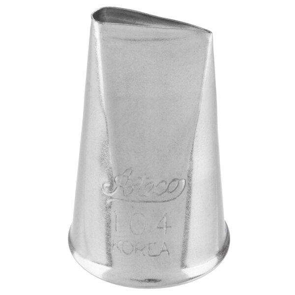 Ateco 104 Stainless Steel Rose Piping Tip - 10/Case